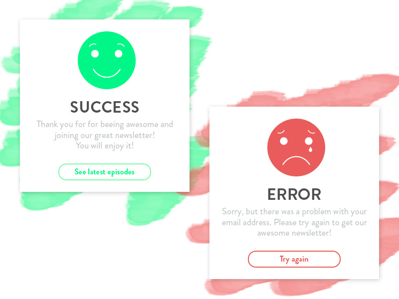 Flash Message - UI Challenge #11 by Norman Dubois on Dribbble