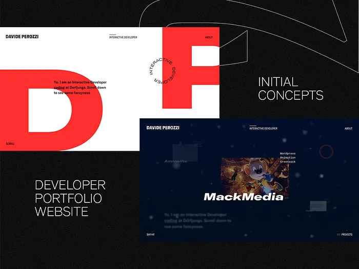 Developer Portfolio designs, themes, templates and downloadable graphic ...