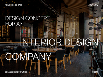 Interior Design Agency - Behance Case Study architecture art direction behance case study clean editorial furniture grid interior designer layout minimalist portfolio typography webdesign