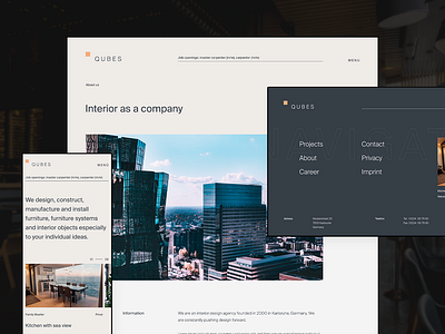 Interior Design Agency Portfolio Website