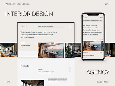Interior Design Agency Portfolio Website