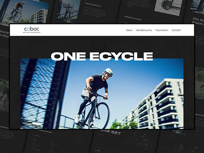 Ebike Online Store — Design Direction art direction bike design direction ebike grid homepage landingpage layout mobility online store product details product page typography uidesign urban uxdesign webdesign