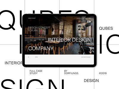 Interior Design Agency Portfolio Website - Case Study architecture art direction behance case study clean editorial furniture grid interior interior designer layout minimalist portfolio typography webdesign