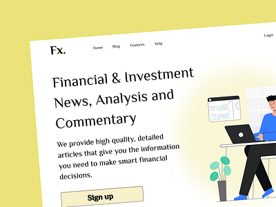 Fx. Landing Page