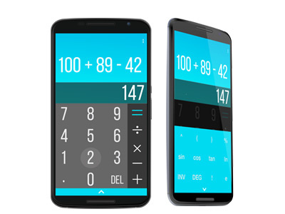 Daily UI 004 Calculator android calculator dailyui minimal ui ux