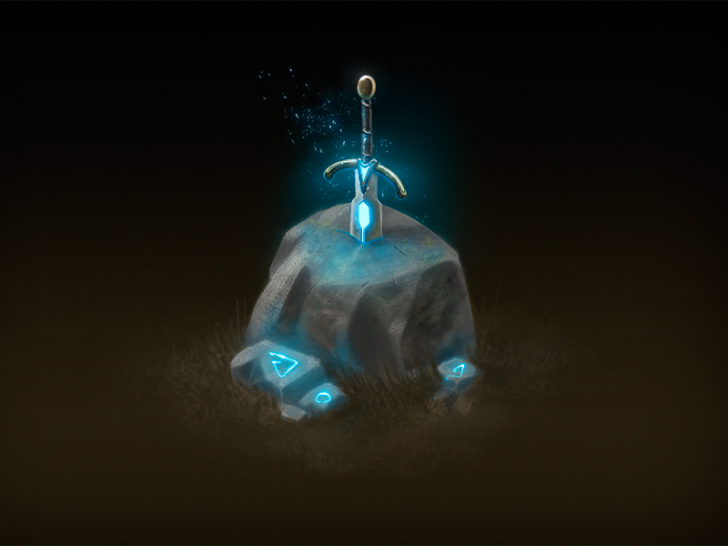 The Sword In The Stone By Angelina Lisowska On Dribbble