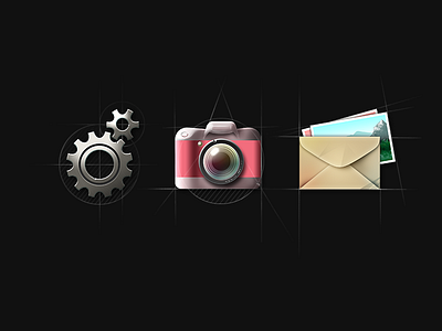 Icons for photo editor