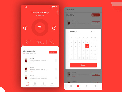 SoluVery - Cigarettes Courier Tracker Apps 🚚 ( Real Project ) app cigarettes courier mobile tracker ui uiux ux