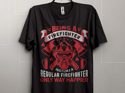 firefighter t-shirt design