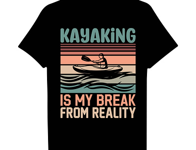 Kayaking t-shirt design adobe illustrator design graphic design kayaking kayaking shirt t shirt t shirt design