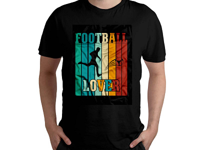 Football lover t-shirt design