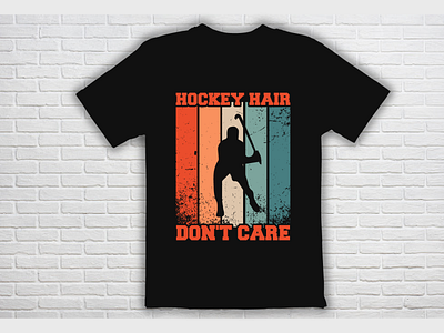 hockey t shirt design sign