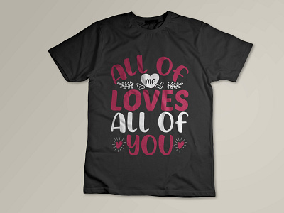 Valentine's day t shirt design