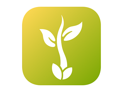 Good Seed App Icon app icon gradient green ios seed sketch