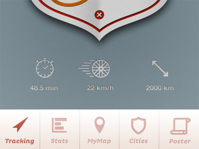 App Redesign android app bicycle bike draft icon ios pictogram ui