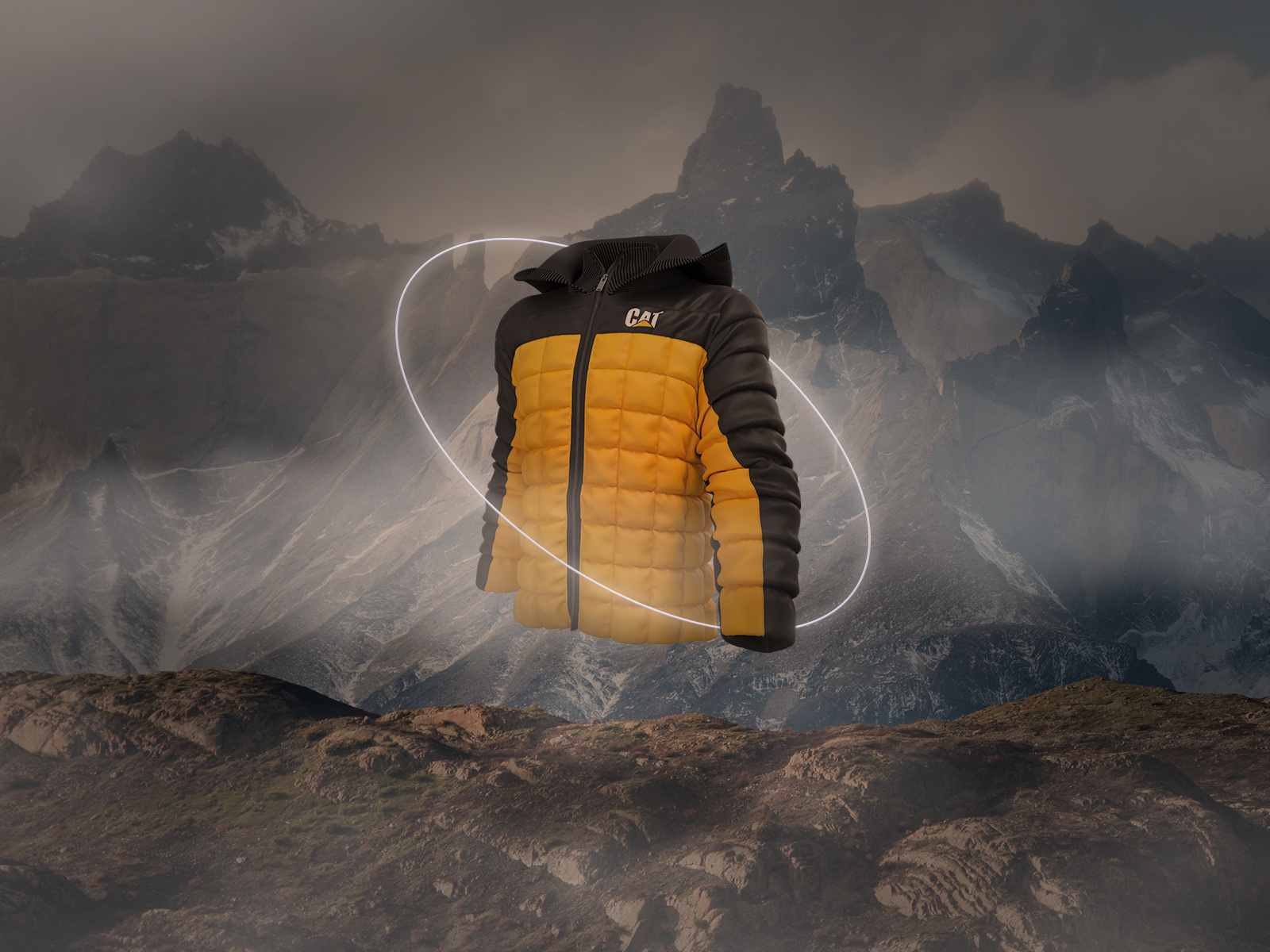 Caterpillar hot sale puffer jacket