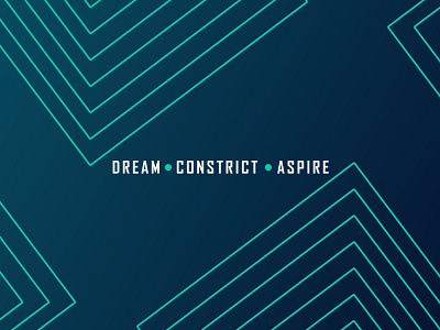 Dream Construct Aspire banner branding graphic design ui