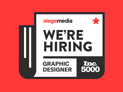 We're Hiring! content marketing hiring inc 5000 open position remote position were hiring