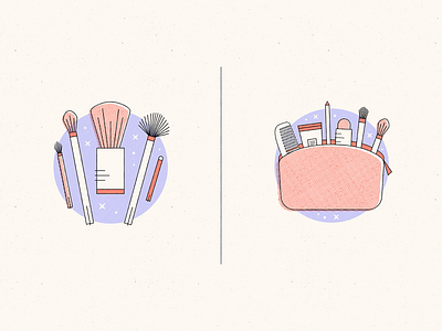 Makeup, bags & tools