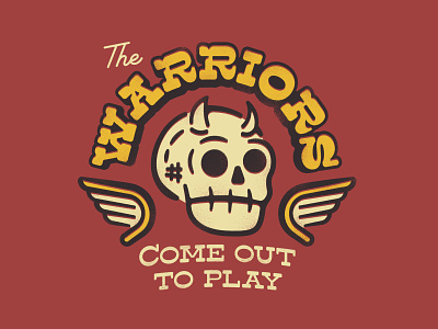 The Warriors classic horns movie retro skull warriors