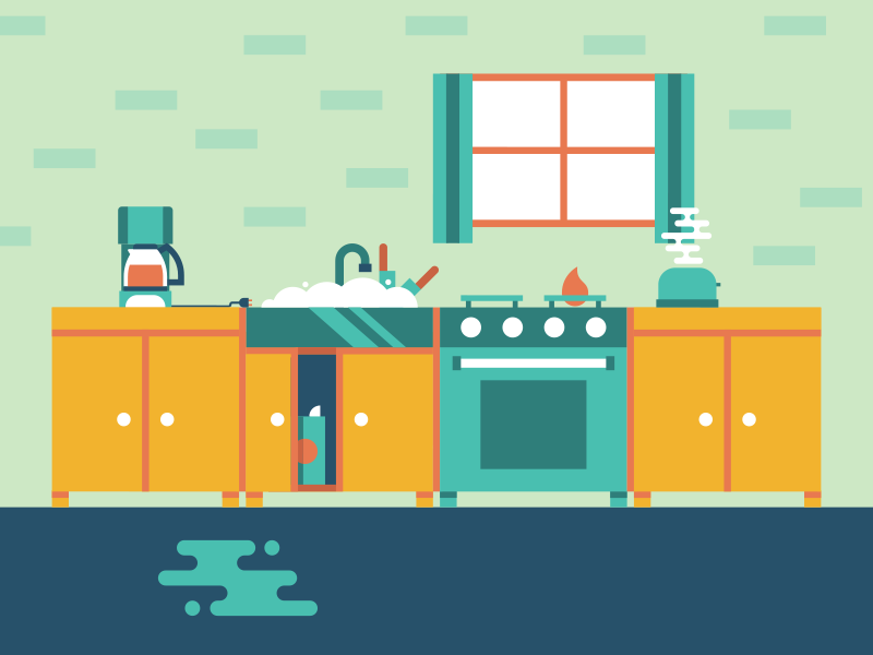 Dangerous Kitchen by Eric Pavik for Siege Media on Dribbble