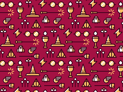 Harry Potter Icons harry hogwarts icon pattern potter wizard
