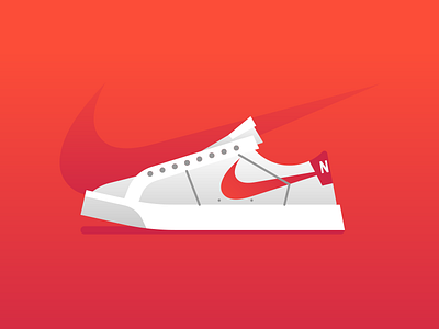 Nike SB Blazer Low nike nikes red shoe