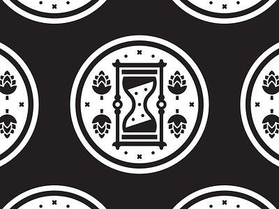 Beer Icon beer hop hourglass icon time
