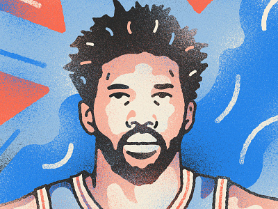 Joel Embiid 76ers basketball joel embiid nba philadelphia portrait