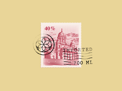 Helsinki Cathedral Stamp 2