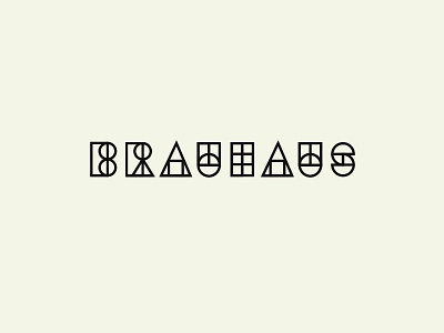 Brauhaus alphabet bauhaus beer bier brauerei brewery circle custom type geometry house triangle typeface