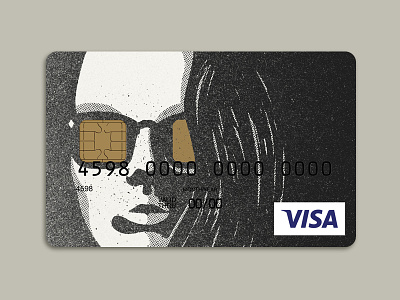 Stencil portrait—Credit Card Design pt. 2