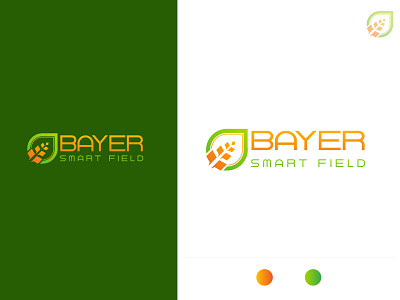 Bayer Smart Field - A Innovative Farming Solution Logo Design branding creative design farming graphic design innovative logo logodesign vector