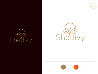 Shedivy - A Candle Company Logo Design branding candle creative design elegant graphic design logo logodesign sophisticate vector