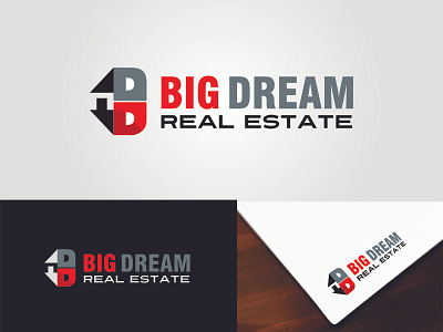 Big Dream Real Estate - A Real Estate Logo design branding creative design graphic design logo logodesign real estate residential vector