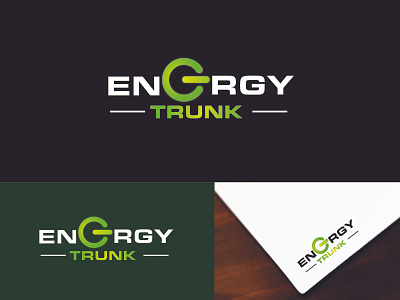 Energy Trunk - A Green Power Energy Logo Design branding creative design energy graphic design logo logodesign modern power vector