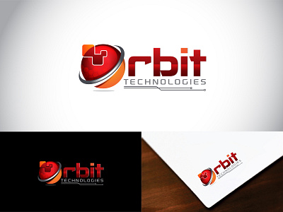 Orbit Technologies - A Financial services business Logo Design 3d branding business creative design finance graphic design logo logodesign modern vector