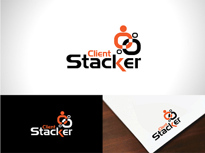 Client Stacker - A Online Course for Startup Logo Design branding creative design graphic design logo logodesign modern online startup vector