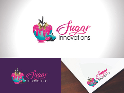 Sugar Innovations - A Selling Candy Logo Design branding creative custom design eye catching graphic design illustration logo logodesign modern unique vector