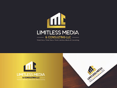 Limitless Media & Consulting LLC - A Social Media Marketing logo branding catchy consulting creative design graphic design logo logodesign social media marketing text unique vector