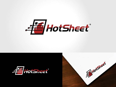 Hotsheet - Another News Headlines Web Portal Logo Design