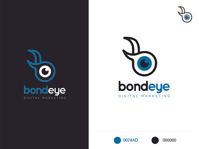 bondeye - A Digital Marketing Company Logo Design branding businesses creative design digital marketing entrepreneurs graphic design logo logodesign marketing and strategy social media vector