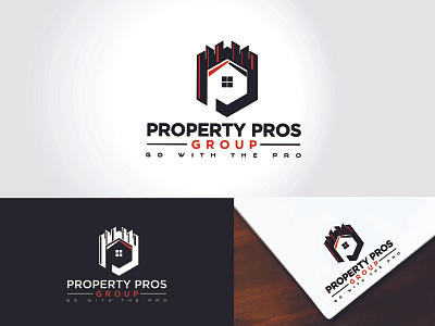 Property Pros Group - A Real Estate Logo Design branding commercial creative design graphic design logo logodesign modern real estate residential vector