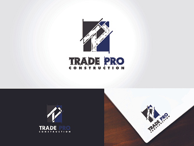 Trade Pro Construction - A Building Construction Logo Design branding building commercial construction creative design graphic design logo logodesign real estate residential vector