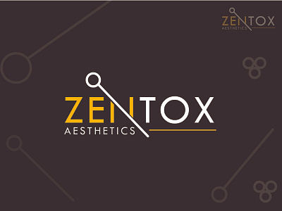 ZenTox Aesthetics - A Botox (injectables service) Logo Design botox branding calm creative design graphic design logo logodesign meditation peace vector