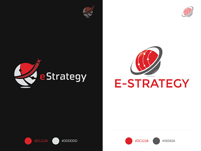 E-strategy - An IT Staffing Services Logo Design