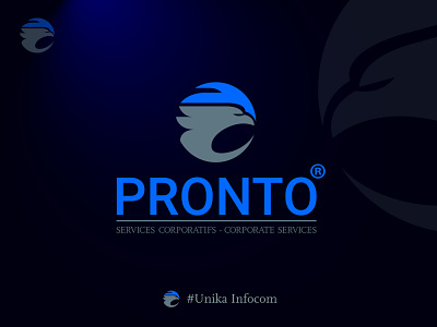 Pronto - A Corporate Legal Services Logo Design branding corporate creative design graphic design legal service logo logodesign modern professional vector
