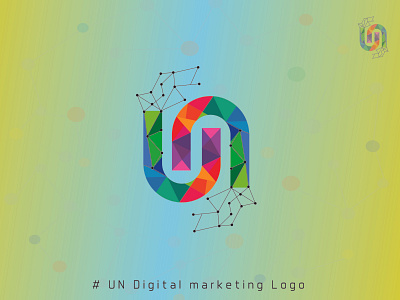 UN Initial - A Digital Marketing Icon  Design