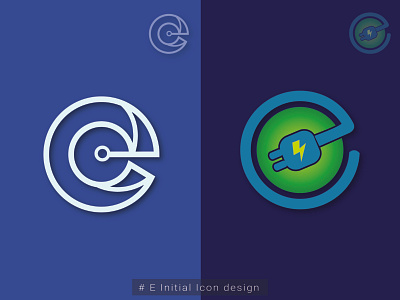 E Icon - Different types of E Icon Design