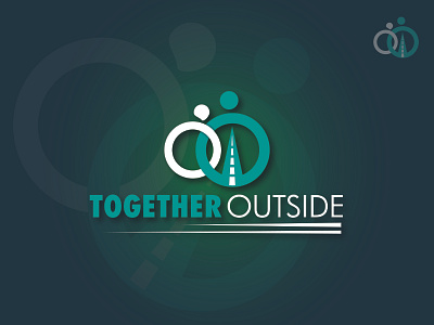 Together Outside - A Logo Design Outdoor Activities branding creative cycling design educated graphic design logo logodesign outsidw professionals small business vector